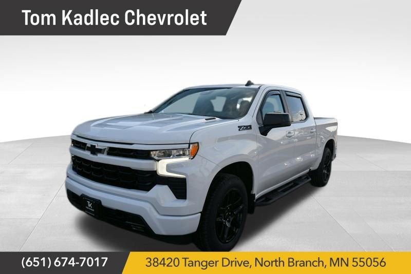 2023 Chevrolet Silverado 1500 RST in Summit White — front three-quarter view