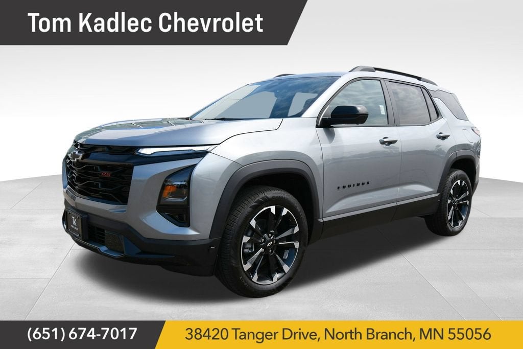 2027 Chevrolet Equinox AWD RS in Sterling Gray Metallic — front three-quarter view