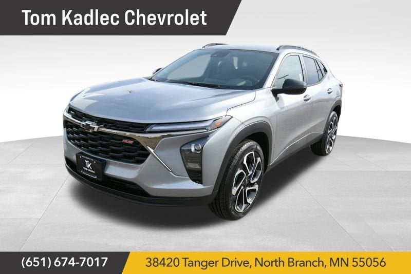 2026 Chevrolet Trax 2RS in Sterling Gray Metallic — front three-quarter view