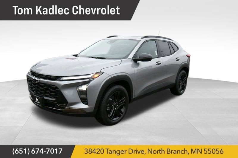2026 Chevrolet Trax ACTIV in Sterling Gray Metallic — front three-quarter view