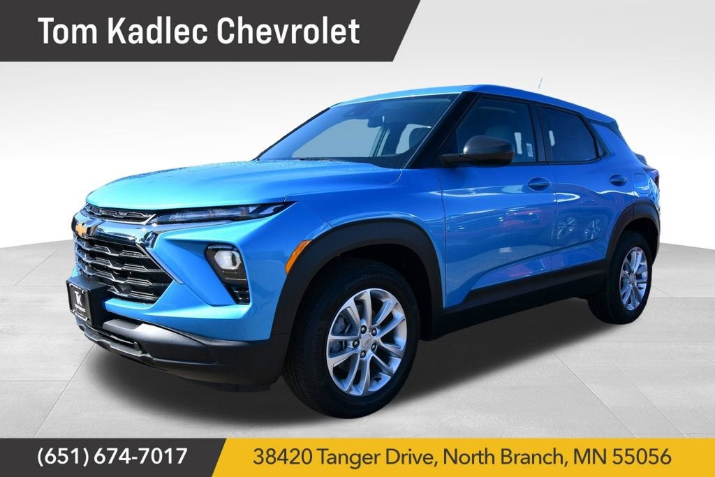 2026 Chevrolet Trailblazer LS in Marina Blue Metallic — front three-quarter view