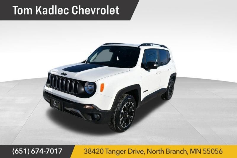 2023 Jeep Renegade Upland in Alpine White Cl — front three-quarter view